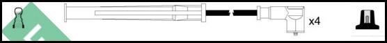 LUCAS LUC4611 - Комплект запалителеи кабели vvparts.bg