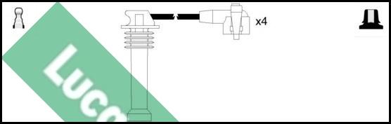 LUCAS LUC4190 - Комплект запалителеи кабели vvparts.bg