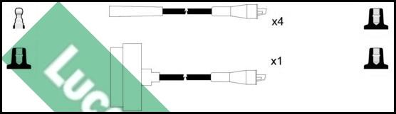 LUCAS LUC4156 - Комплект запалителеи кабели vvparts.bg