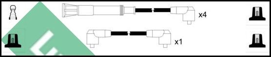 LUCAS LUC4167 - Комплект запалителеи кабели vvparts.bg