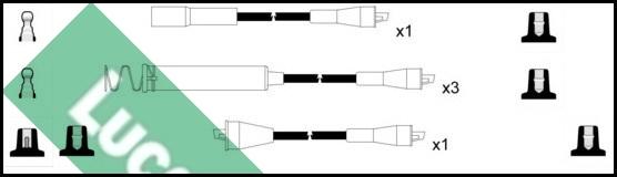LUCAS LUC4185 - Комплект запалителеи кабели vvparts.bg