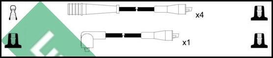 LUCAS LUC4137 - Комплект запалителеи кабели vvparts.bg