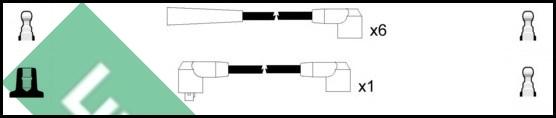 LUCAS LUC4176 - Комплект запалителеи кабели vvparts.bg