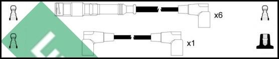 LUCAS LUC4173 - Комплект запалителеи кабели vvparts.bg