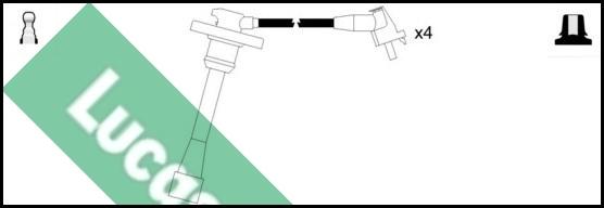 LUCAS LUC4344 - Комплект запалителеи кабели vvparts.bg