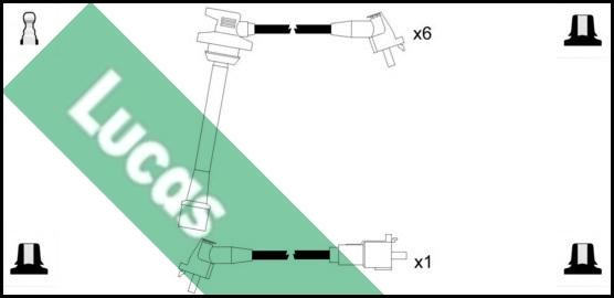 LUCAS LUC4352 - Комплект запалителеи кабели vvparts.bg