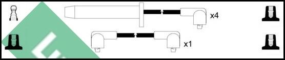 LUCAS LUC4363 - Комплект запалителеи кабели vvparts.bg