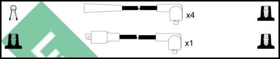 LUCAS LUC4367 - Комплект запалителеи кабели vvparts.bg