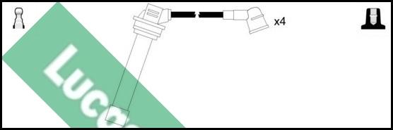 LUCAS LUC4309 - Комплект запалителеи кабели vvparts.bg