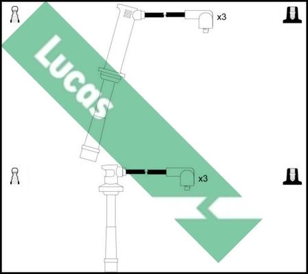 LUCAS LUC4310 - Комплект запалителеи кабели vvparts.bg