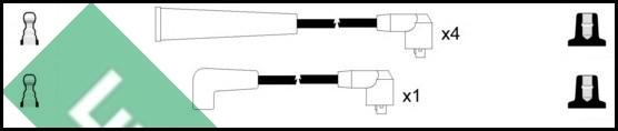 LUCAS LUC4381 - Комплект запалителеи кабели vvparts.bg