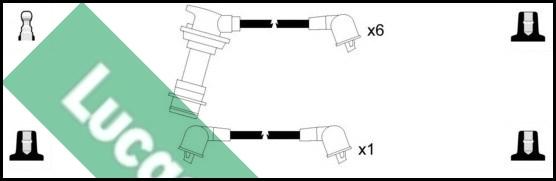 LUCAS LUC4335 - Комплект запалителеи кабели vvparts.bg