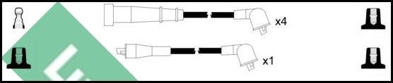 LUCAS LUC4375 - Комплект запалителеи кабели vvparts.bg