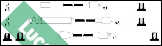 LUCAS LUC4377 - Комплект запалителеи кабели vvparts.bg