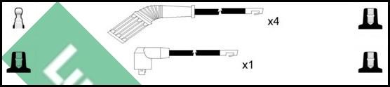 LUCAS LUC4245 - Комплект запалителеи кабели vvparts.bg