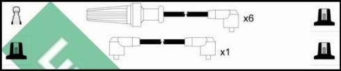 LUCAS LUC4254 - Комплект запалителеи кабели vvparts.bg