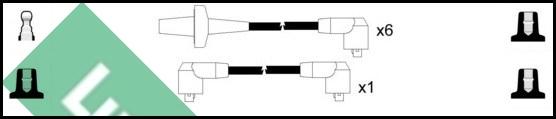 LUCAS LUC4253 - Комплект запалителеи кабели vvparts.bg