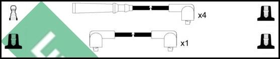LUCAS LUC4264 - Комплект запалителеи кабели vvparts.bg
