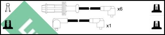 LUCAS LUC4227 - Комплект запалителеи кабели vvparts.bg