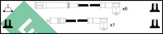 LUCAS LUC5008 - Комплект запалителеи кабели vvparts.bg