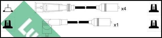 LUCAS LUC5249 - Комплект запалителеи кабели vvparts.bg