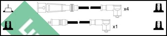 LUCAS LUC5238 - Комплект запалителеи кабели vvparts.bg