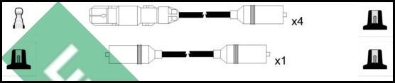 LUCAS LUC5221 - Комплект запалителеи кабели vvparts.bg