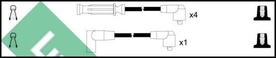 LUCAS LUC7443 - Комплект запалителеи кабели vvparts.bg