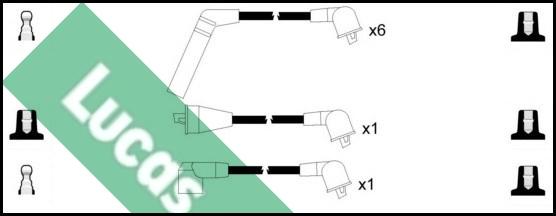 LUCAS LUC7451 - Комплект запалителеи кабели vvparts.bg