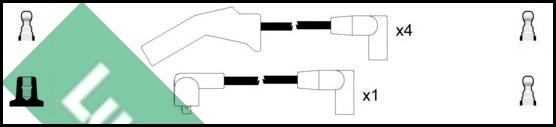 LUCAS LUC7407 - Комплект запалителеи кабели vvparts.bg