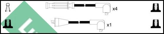 LUCAS LUC7041 - Комплект запалителеи кабели vvparts.bg