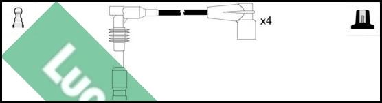 LUCAS LUC7016 - Комплект запалителеи кабели vvparts.bg