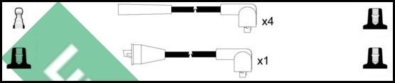 LUCAS LUC7088 - Комплект запалителеи кабели vvparts.bg