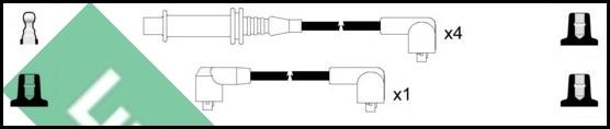 LUCAS LUC7031 - Комплект запалителеи кабели vvparts.bg