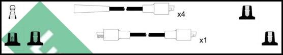 LUCAS LUC7144 - Комплект запалителеи кабели vvparts.bg