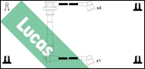LUCAS LUC7109 - Комплект запалителеи кабели vvparts.bg