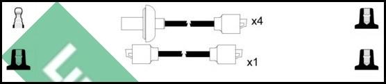 LUCAS LUC7103 - Комплект запалителеи кабели vvparts.bg