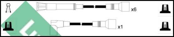 LUCAS LUC7113 - Комплект запалителеи кабели vvparts.bg