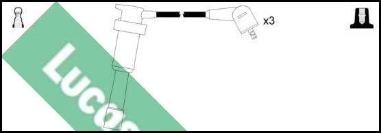 LUCAS LUC7135 - Комплект запалителеи кабели vvparts.bg