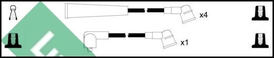 LUCAS LUC7348 - Комплект запалителеи кабели vvparts.bg
