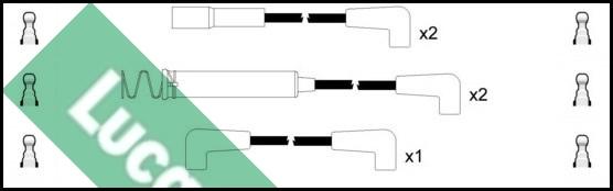 LUCAS LUC7355 - Комплект запалителеи кабели vvparts.bg