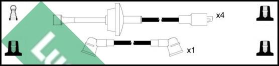 LUCAS LUC7290 - Комплект запалителеи кабели vvparts.bg