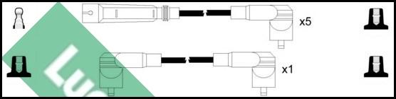 LUCAS LUC7251 - Комплект запалителеи кабели vvparts.bg