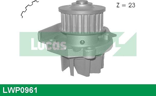 LUCAS LWP0961 - Водна помпа vvparts.bg