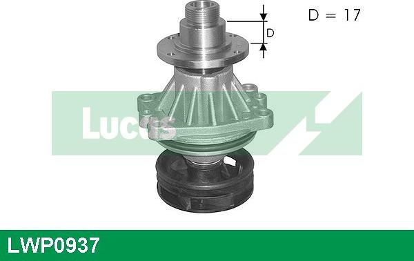 LUCAS LWP0937 - Водна помпа vvparts.bg