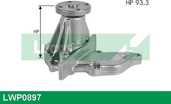 LUCAS LWP0897 - Водна помпа vvparts.bg