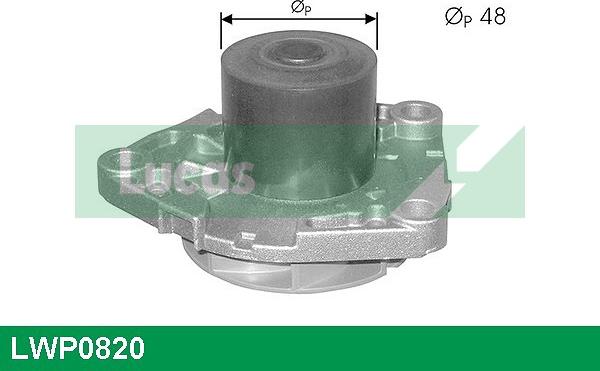 LUCAS LWP0820 - Водна помпа vvparts.bg