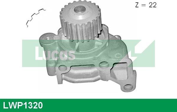 LUCAS LWP1320 - Водна помпа vvparts.bg