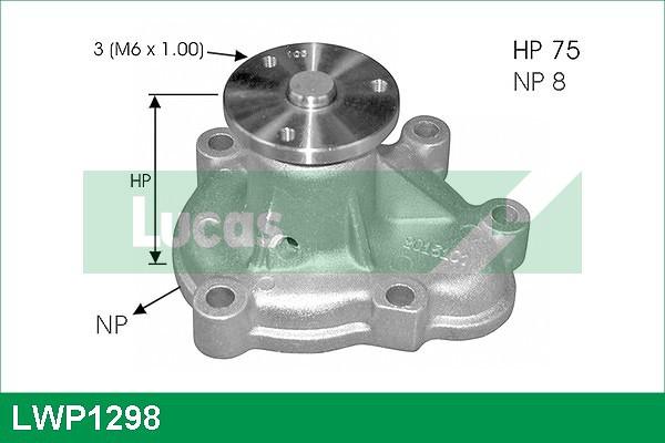 LUCAS LWP1298 - Водна помпа vvparts.bg