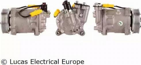 Lucas Electrical ACP546 - Компресор, климатизация vvparts.bg